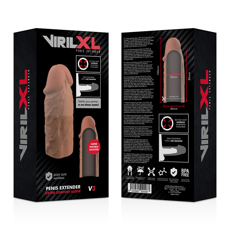 Virilxl-Estensione per Pene Silicone Liquido V3 · Anelli & Guaine per pene (immagine 16)