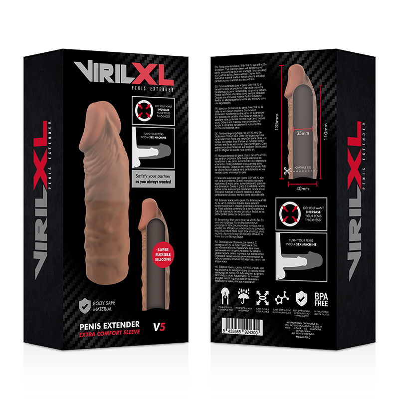 Virilxl-Estensione per Pene Silicone Liquido V5 · Anelli & Guaine per pene (imaginea 15)