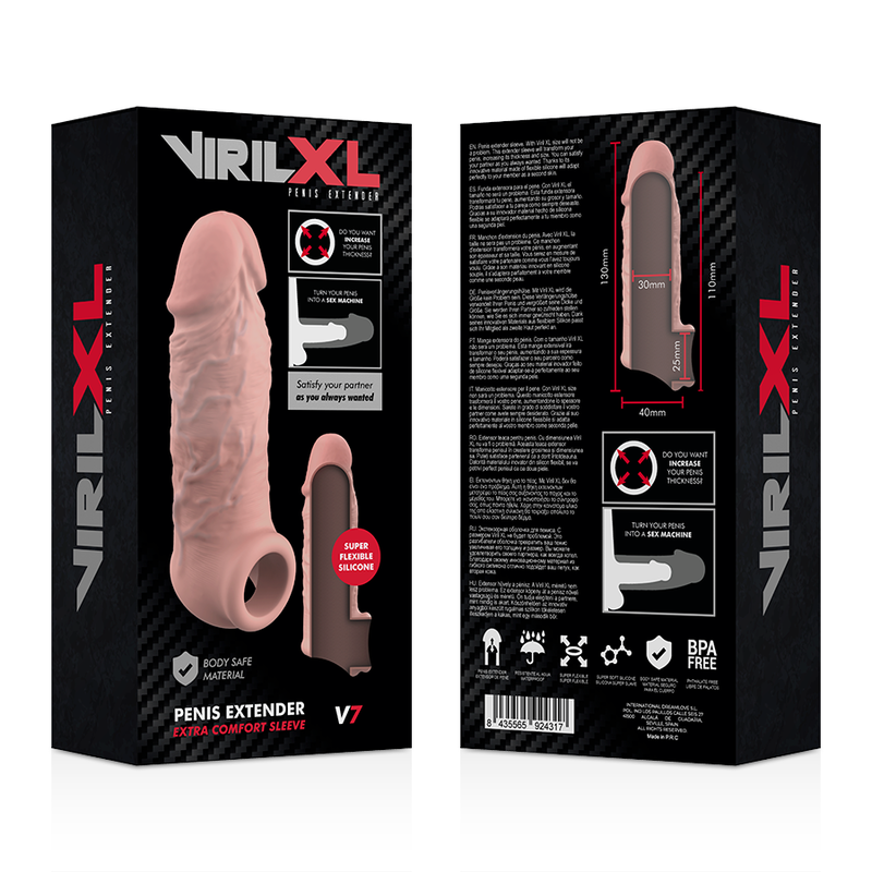 Virilxl-Estensione per Pene Silicone Liquido V7 · Anelli & Guaine per pene (immagine 2)