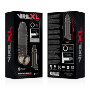 Virilxl-Estensione e Guaina per pene V11 TPE · Anelli & Guaine per pene (immagine 17)