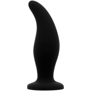 Ohmama-Plug anale P-point curvo in Silicone 12 cm con Ventosa · Accessori BDSM