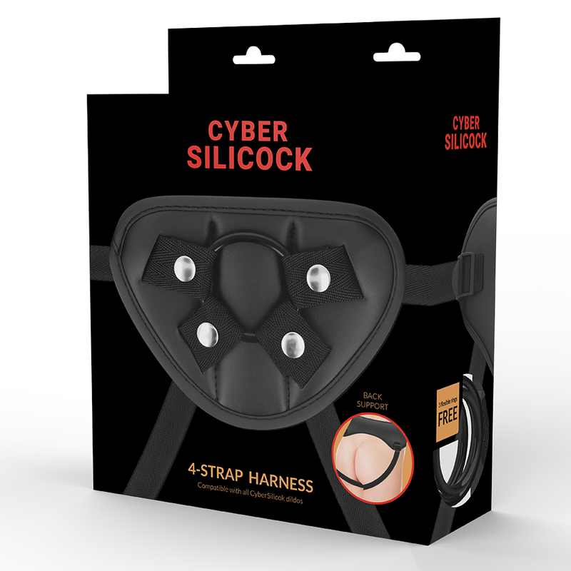 Cyber Silicock-Imbracatura Strap-on con 3 Anelli Incluso-Silicone 6 Cyber Silicock-Imbracatura Strap-on con 3 Anelli Incluso-Silicone · Strap-on & Imbracature (imaginea 6)