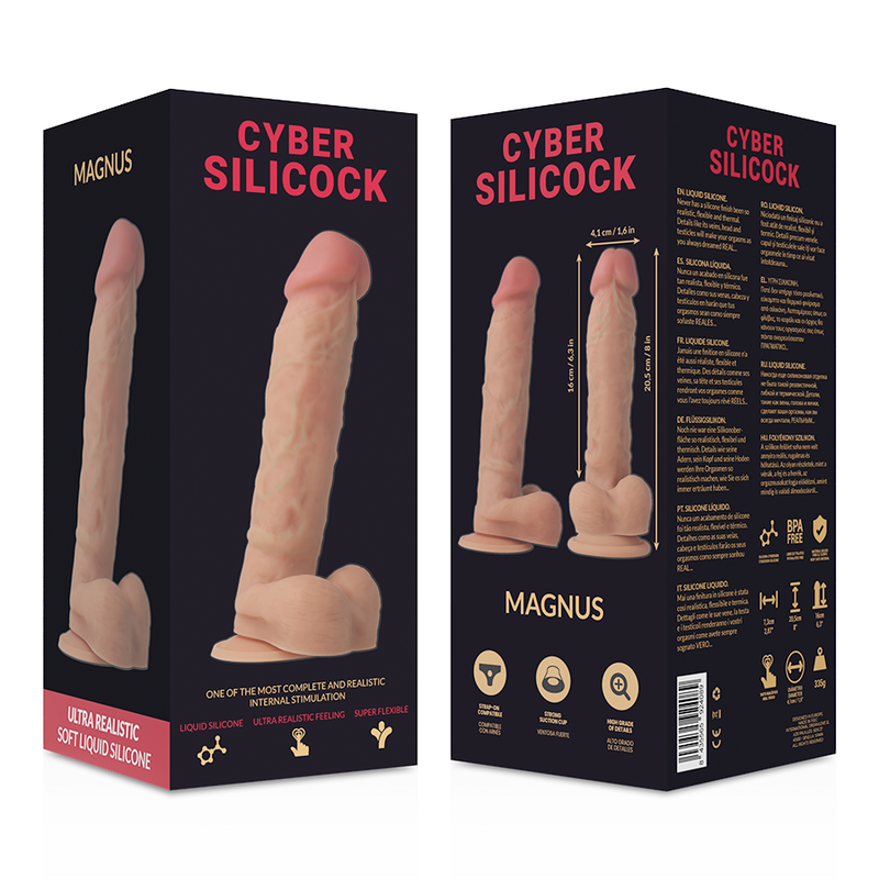 Cyber Silicock-Dildo Ultra Realist in Silicone Liquido Morbido 20.5 cm 6 Cyber Silicock-Dildo Ultra Realist in Silicone Liquido Morbido 20.5 cm · Dildo & Stimolatori (imaginea 6)