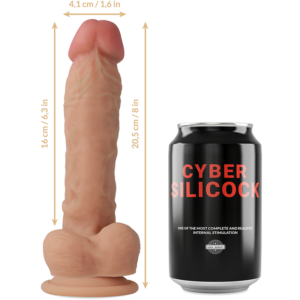 Cyber Silicock-Strap-on Magnus Silicone Liquido con 3 Anelli Incluso · Strap-on & Imbracature (immagine 4)