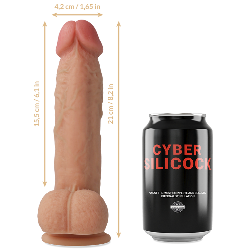 Cyber Silicock-Strap-on Saul di Silicone Liquido con 3 Anelli · Strap-on & Imbracature (immagine 7)