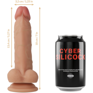 Cyber Silicock-Strap-on Jude Silicone Liquido con 3 Anelli · Strap-on & Imbracature (immagine 10)