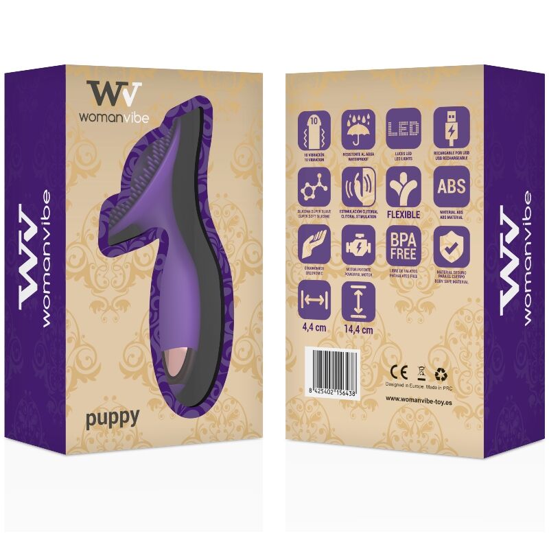 Womanvibe-Stimolatore Puppy Ricaricabile Silicone 10 velocità 3 Womanvibe-Stimolatore Puppy Ricaricabile Silicone 10 velocità · Vibratori (imaginea 3)