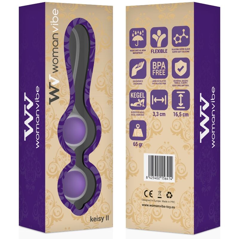 Womanvibe-Keisy II Bile di Silicone 2 Womanvibe-Keisy II Bile di Silicone · Giocattoli anali (imaginea 2)
