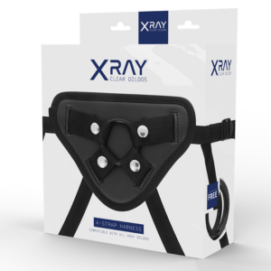 X Ray-Imbracatura per Dildo con Anelli di Silicone · Strap-on & Imbracature (immagine 6)