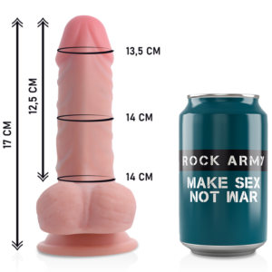 Rock Army-Harness + Dual Density Panzer 17 cm -o- 4.46 cm-Silicone 13 Rock Army-Harness + Dual Density Panzer 17 cm -o- 4.46 cm-Silicone · Strap-on & Imbracature (imaginea 3)