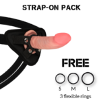 Rock Army-Imbracatura + Dildo Realistico Tiger Doppia Densità 14 cm · Strap-on & Imbracature