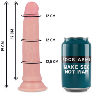 Rock Army-Harness + Liquid Silicone Dildo Premium Avenger 19 cm · Strap-on & Imbracature (imaginea 8)