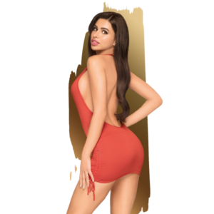 Penthouse-Earth Shaker Abito Mini con Collare Halter — PENTHOUSE LINGERIE · Lingerie spicy & Bodystocking (imaginea 2)