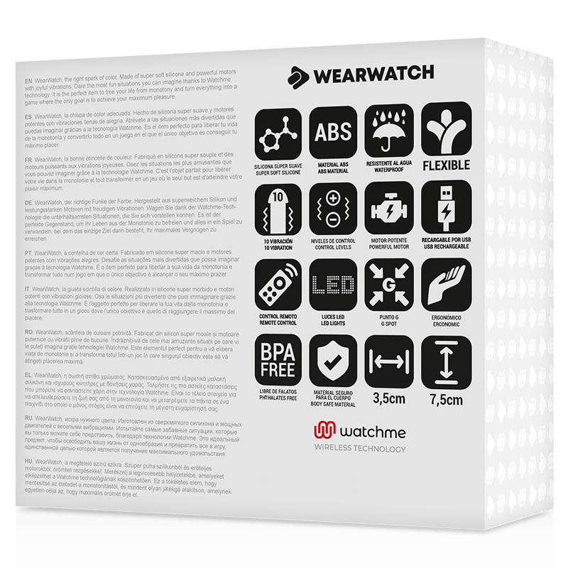 Wearwatch-Uova Vibratore Watchme con Orologio Nero 37 Wearwatch-Uova Vibratore Watchme con Orologio Nero · Vibratori (imaginea 11)