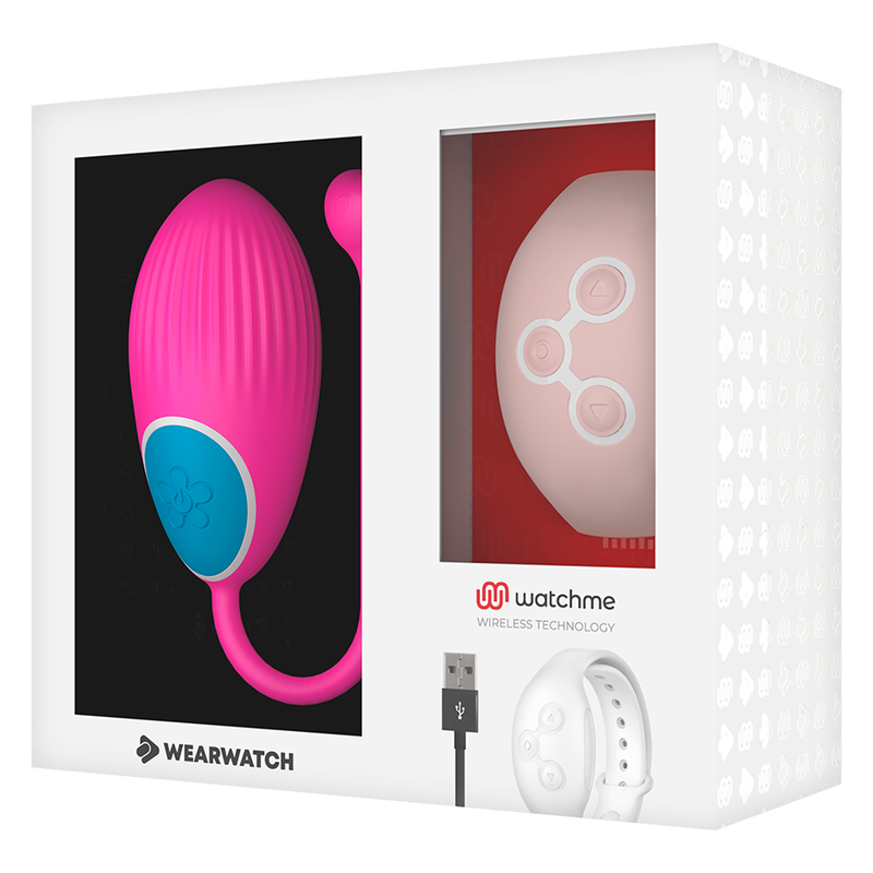 Wearwatch-Watchme Technology Egg con telecomando-Rosa · Vibratori (immagine 4)