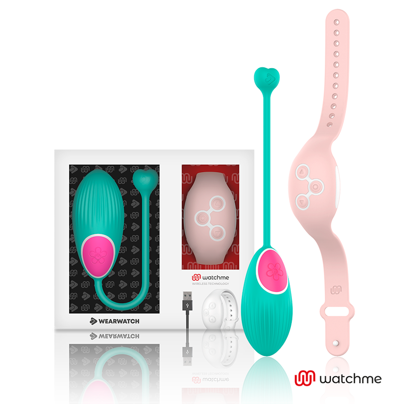 Wearwatch-Watchme Technology Uovo Vibratore con Telecomando, Mare
