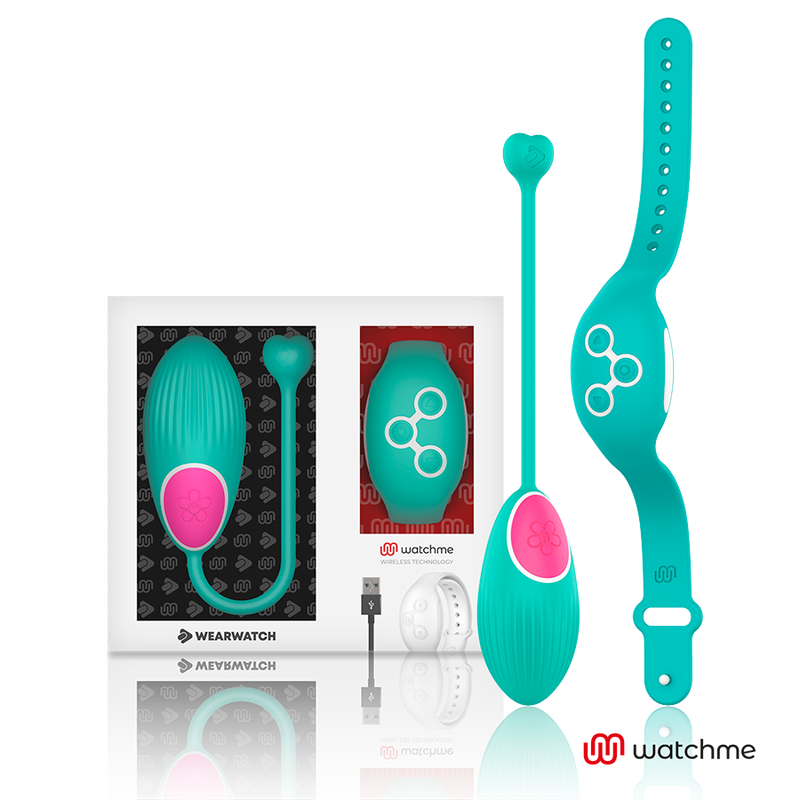 Wearwatch-Egg con telecomando Watchme Seawater-Silicone, 7 velocità 1 Wearwatch-Egg con telecomando Watchme Seawater-Silicone, 7 velocità · Vibratori