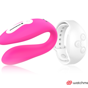 Wearwatch-Watchme Dual Vibrator Tecnologia Fucsia/Snow-Silicone · Vibratori (imaginea 6)