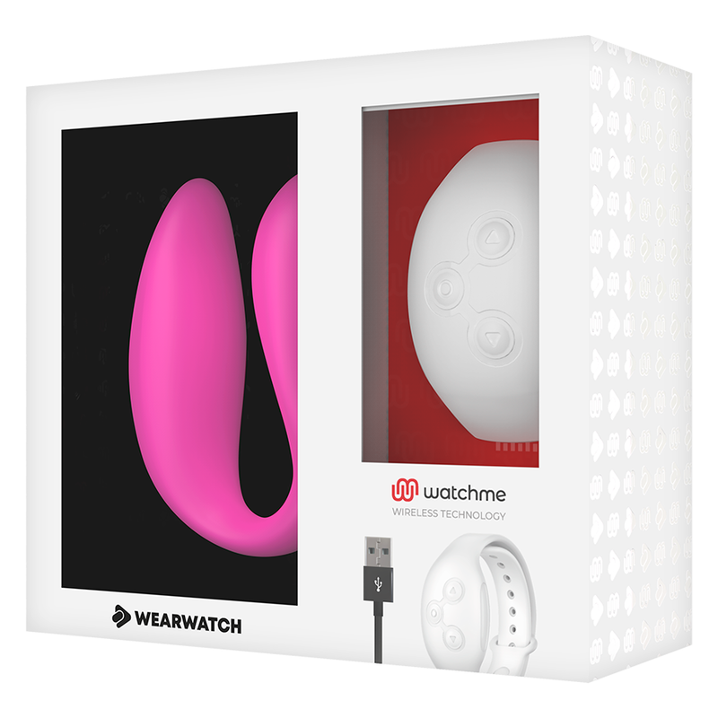 Wearwatch-Watchme Dual Vibrator Tecnologia Fucsia/Snow-Silicone 3 Wearwatch-Watchme Dual Vibrator Tecnologia Fucsia/Snow-Silicone · Vibratori (imaginea 3)