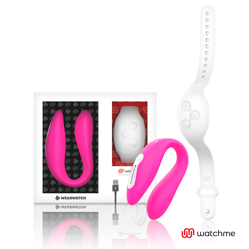 Wearwatch-Watchme Dual Vibrator Tecnologia Fucsia/Snow-Silicone 1 Wearwatch-Watchme Dual Vibrator Tecnologia Fucsia/Snow-Silicone · Vibratori