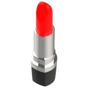 Intense Fun Toys-Lippsy Rossetto Vibratore Nero-Silicone, 10 velocità · Vibratori (immagine 5)