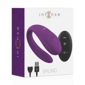 Intense Remote Control-Bruno Partner Piacere Doppio Silicone · Giocattoli per coppie (immagine 10)