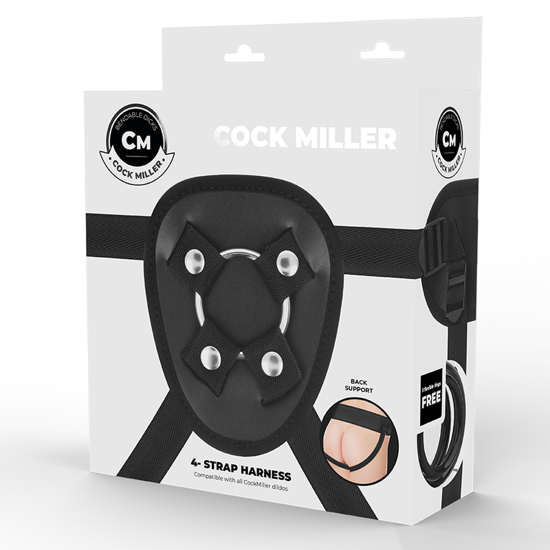 Cock Miller-Imbracatura Regolabile con Anelli-Metallo 6 Cock Miller-Imbracatura Regolabile con Anelli-Metallo · Strap-on & Imbracature (imaginea 6)