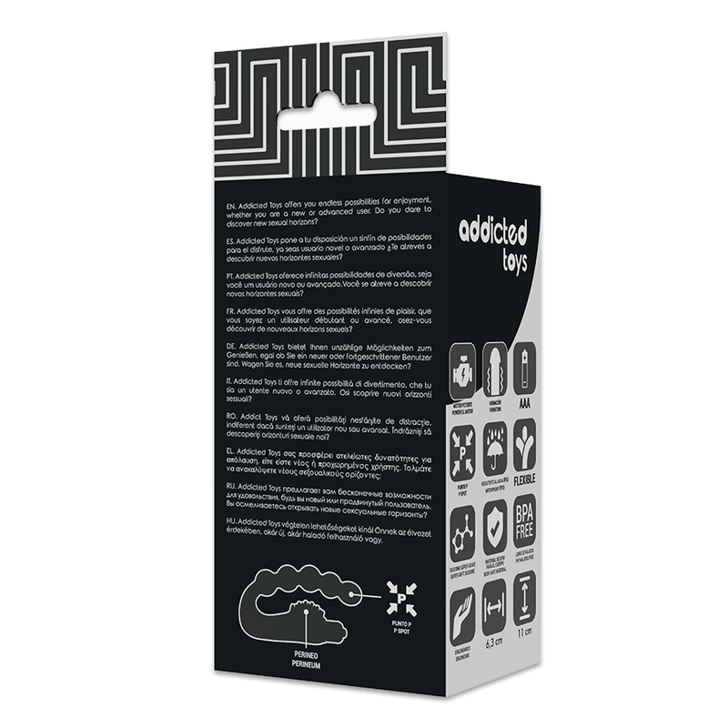 Addicted Toys-Massaggiatore Prostatico Anale con Vibrazioni-Silicone 3 Addicted Toys-Massaggiatore Prostatico Anale con Vibrazioni-Silicone · Giocattoli anali (imaginea 3)