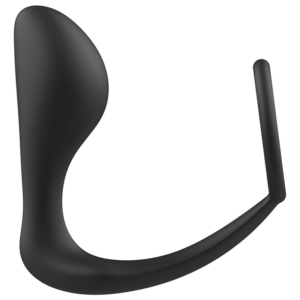 Addicted Toys-Plug anale con Anello in Silicone Nero · Accessori BDSM (immagine 6)