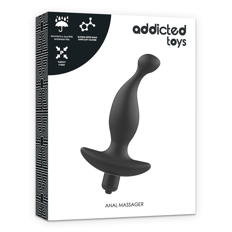 Addicted Toys-Massaggiatore anale con vibrazioni nere Modello 1-Silicone 2 Addicted Toys-Massaggiatore anale con vibrazioni nere Modello 1-Silicone · Giocattoli anali (immagine 2)