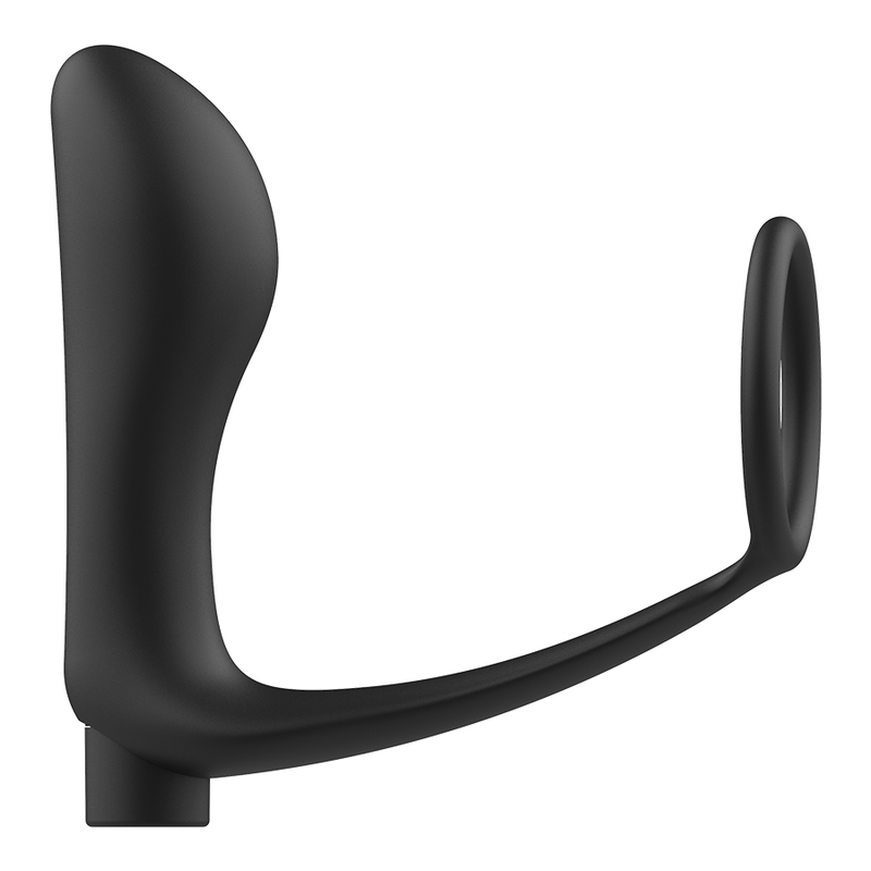 Addicted Toys-Anello Pene con Plug anale con Telecomando, Nero · Accessori BDSM (immagine 3)