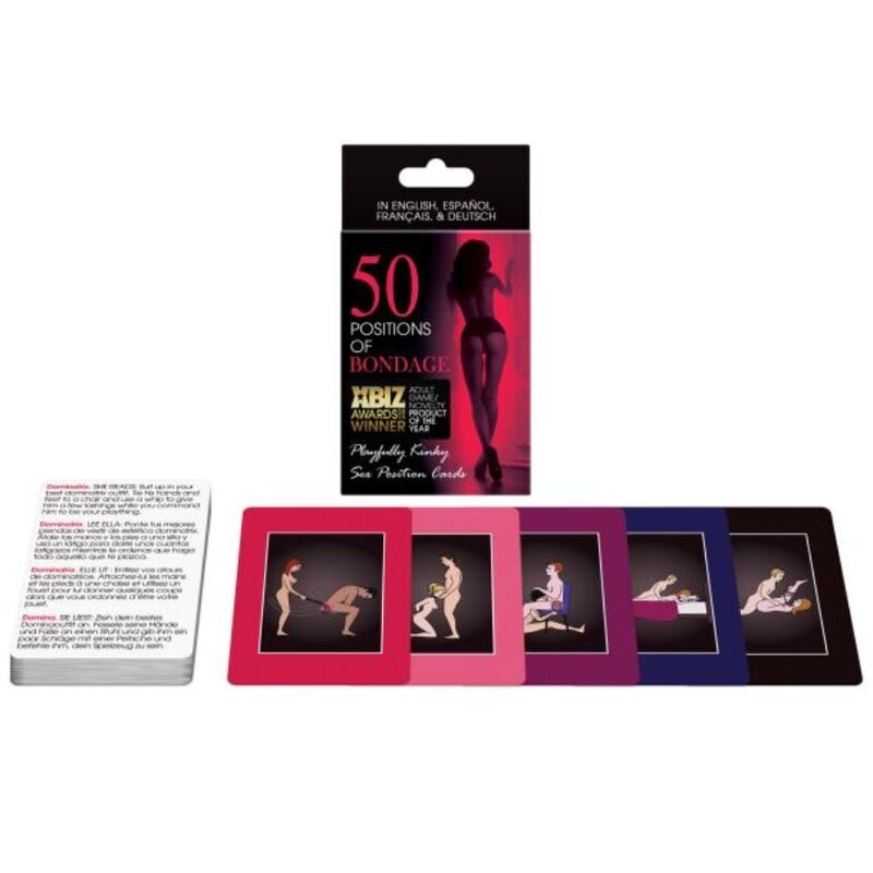 Kheper Games-50 Posizioni Bondage, Pacchetto di Carte 2 Kheper Games-50 Posizioni Bondage, Pacchetto di Carte · Giochi erotici (imaginea 2)