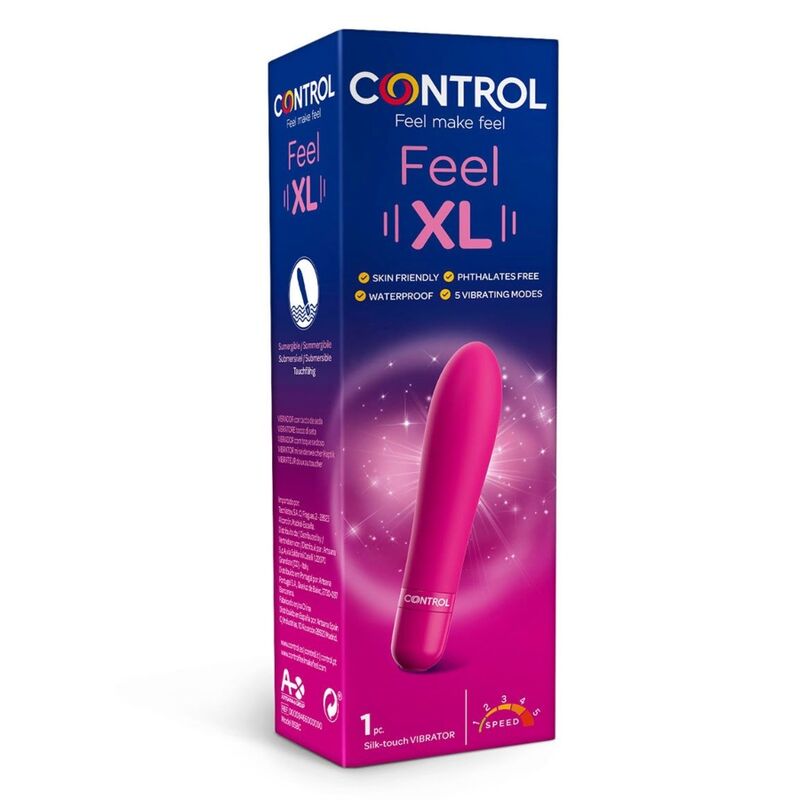 Control Toys-Feel Xl Vibratore Tipo Bullet-Silicone, 5 velocità 2 Control Toys-Feel Xl Vibratore Tipo Bullet-Silicone, 5 velocità · Vibratori (immagine 2)