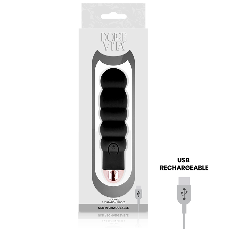 Dolce Vita-Sei Vibratore Ricaricabile 7 Velocità-Silicone · Vibratori (imaginea 2)