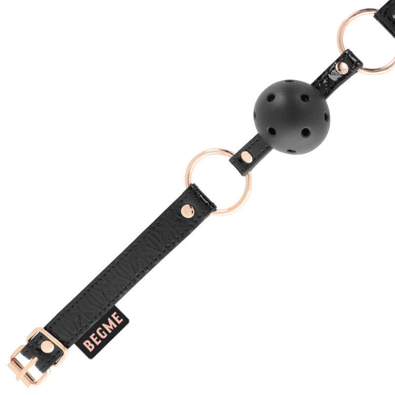 Begme Black Edition-Black Edition Morso a sfera in pelle vegana 2 Begme Black Edition-Black Edition Mordă cu Bilă Piele Vegană — BEGME FETISH GAMES · Bondage & Catuse (imaginea 3)