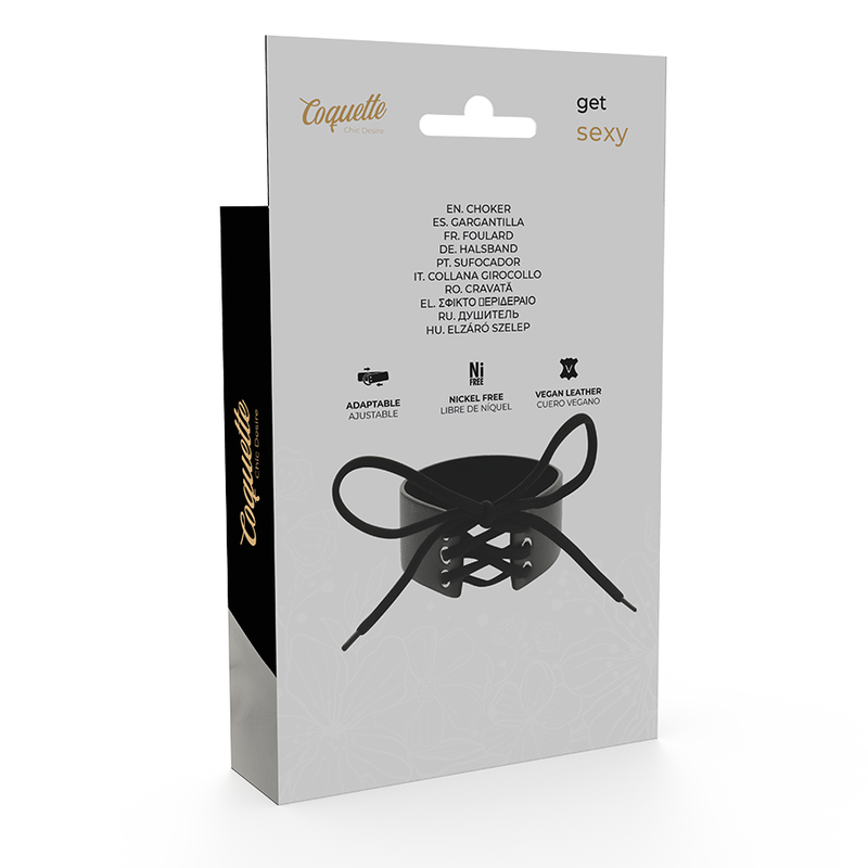 Coquette Accessories-Choker di Pelle Vegana 2 Coquette Accessories-Choker di Pelle Vegana — COQUETTE CHIC DESIRE · Bondage & Manette (imaginea 2)
