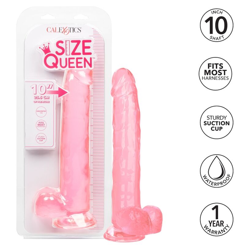 Calexotics-Size Queen Dildo Pink 25.5 cm-TPR, Impermeabile, Ventosa 2 Calexotics-Size Queen Dildo Pink 25.5 cm-TPR, Impermeabile, Ventosa · Dildo & Stimolatori (imaginea 2)