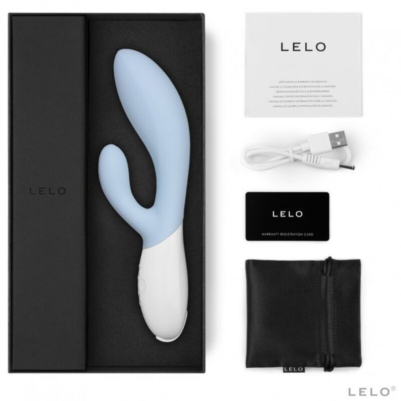 Lelo-Ina 3 Luxury Celeste Vibrator-Silicone, 10 velocità 2 Lelo-Ina 3 Luxury Celeste Vibrator-Silicone, 10 velocità · Vibratori (imaginea 2)