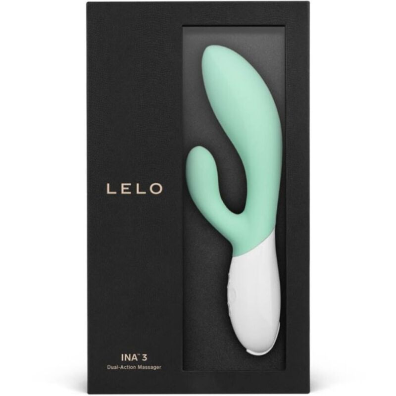 Lelo-Ina 3 Green Rabbit Vibrator Luxury Seaweed-Silicone, 10 velocità 3 Lelo-Ina 3 Green Rabbit Vibrator Luxury Seaweed-Silicone, 10 velocità · Vibratori (imaginea 3)