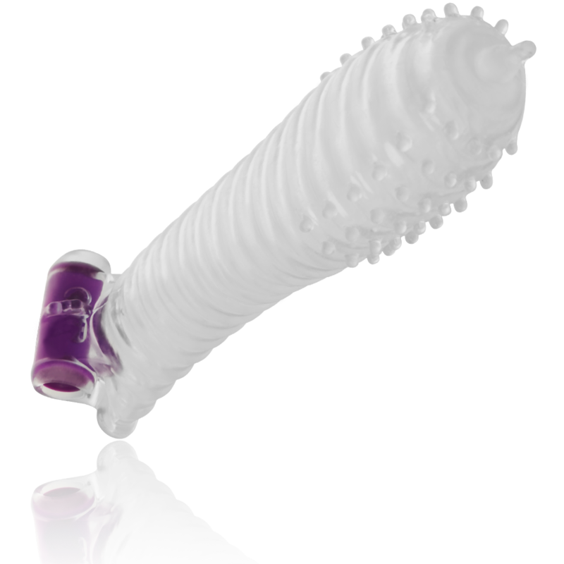 Ohmama-Guaina Textured Pene con Bullet Vibratore · Anelli & Guaine per pene (immagine 2)