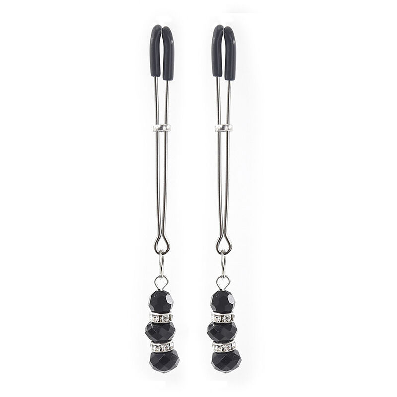 Ohmama Fetish-Morsetti per capezzoli con cristalli 4 Ohmama Fetish-Morsetti per capezzoli con cristalli · Accessori BDSM (imaginea 4)