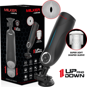 Jamyjob-Milker Stroker Funzione Up-down-TPE, impermeabile, Ventosa