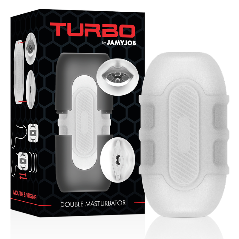 Jamyjob-Turbo Doppio Masturbatore con Vagina e Bocca-TPE 2 Jamyjob-Turbo Doppio Masturbatore con Vagina e Bocca-TPE · Masturbatori (imaginea 2)