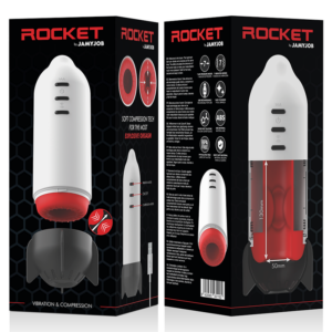 Jamyjob-Rocket Masturbatore a Compressione Soft e · Masturbatori (immagine 9)