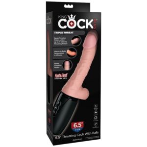 King Cock-Più Triple Threat Light Skin Tone-TPE, 7 velocità — PIPEDREAMS · Vibratori (immagine 6)