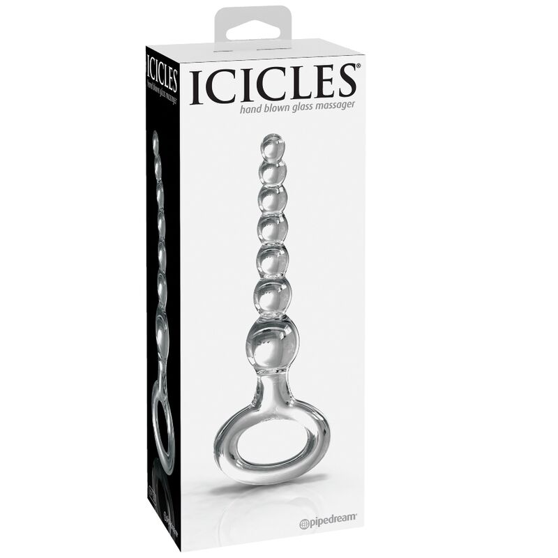 Icicles-N. 67 Plug anale in Vetro - Pipedreams · Accessori BDSM (immagine 2)