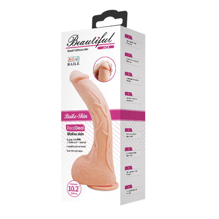 Baile Dildos-Bella Jack 26 cm-TPR, Ventosa · Dildo & Stimolatori (immagine 5)