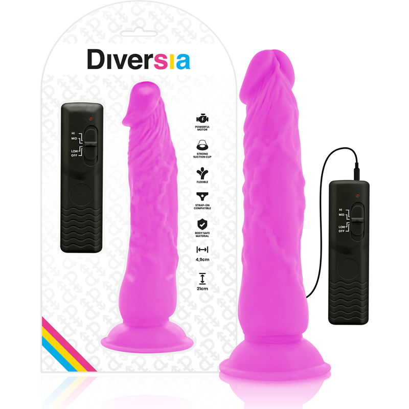 Diversia-Dildo Vibratore Flessibile 21 cm o 4.9 cm-TPE 14 Diversia-Dildo Vibratore Flessibile 21 cm o 4.9 cm-TPE · Vibratori (imaginea 2)