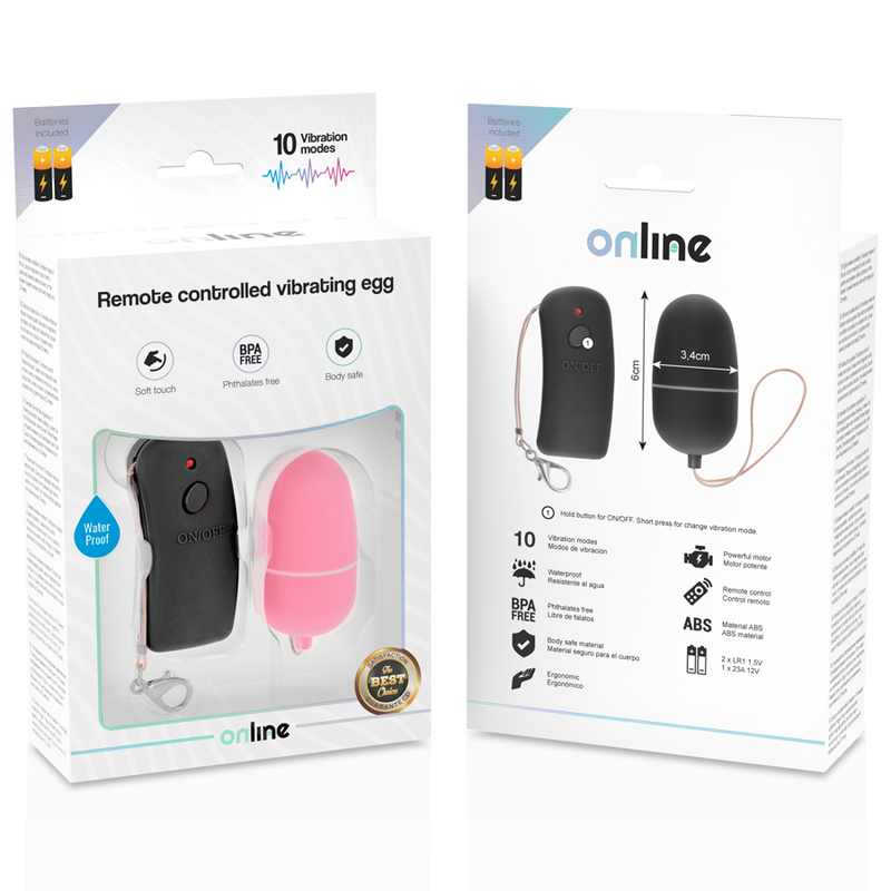 Online-Uovo Vibratore Controllato a Distanza, ABS 10 velocità · Vibratori (imaginea 6)