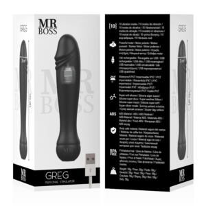 Mr. Boss-Greg Stimulator Personal Usb, IPX7 Rezistent · Vibratoare (imaginea 2)